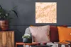 MuchoWow® Poster Marmor - Roségold - Glitzer 50x50 cm - Produktbild-Vorschau 2