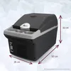 A portable cooler with dimensions indicated by measurement lines and text. Podgląd zdjęcia produktu