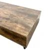 Vintage Holz Couchtisch mit Hoehenverstellung, Produktbild-Vorschau 6