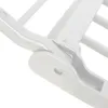 A close-up shot of a white plastic hinge mechanism on a drying rack. Produktbild-Vorschau
