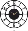 Opviq, Bunella - Nero - 1, Orologi da parete, Nero, Anteprima dell’immagine prodotto 4