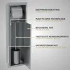 HAGO24 WC Modul Edelstahl gebürstet Einbauschrank Unterputz Produktbild-Vorschau 5