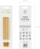 ZLATÉ sviečky na narodeninovú tortu 12ks. Náhľad obrázku produktu 6