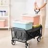 Carrello pieghevole Relaxdays, 100 kg, manico telescopico, Anteprima dell’immagine prodotto 3