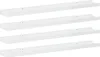vidaXL Wandregale 4 Stk. Hochglanz-Weiß 80x9x3 cm Produktbild-Vorschau 1