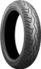 A studio shot of a single motorcycle tire. Produktbild-Vorschau