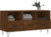 vidaXL TV-Schrank Braun Eichen-Optik 102x36x50 cm Produktbild-Vorschau 3