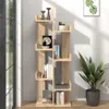 Libreria Sonoma in rovere 48x25,5x140 cm materiale a base Anteprima dell’immagine prodotto 2