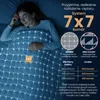 Koc obciążeniowy ELONEO 135x200 cm o wadze 9 kg, koc Podgląd zdjęcia produktu 4