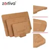 Zortiva 28065 Set van 3 bamboe snijplanken met standaard Productafbeelding-voorbeeld 7