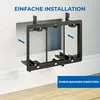 deleyCON Einbaurahmen für Multimedia Wanddosen Wandplatte Produktbild-Vorschau 4