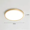 LED Deckenleuchte Flach Ultra Dünn 2.5cm  Deckenlampe Ø23cm Produktbild-Vorschau 8