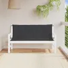 vidaXL Gartenbank-Auflagen 2 Stk. Schwarz 150x50x7 cm Produktbild-Vorschau 2