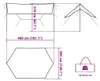 vidaXL Tarp Orange 460x305x210 cm Wasserdicht Produktbild-Vorschau 7