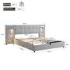 okwish Boxspringbett Polsterbett 180 x 200 cm mit Produktbild-Vorschau 7