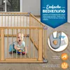 KIDUKU® 7,2 Meter Laufgitter grau XXL klappbar inkl. Tür, Produktbild-Vorschau 6