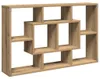 vidaXL Nástenná polica Artisan dub 85 x 16 x 52,5 cm Náhľad obrázku produktu 1