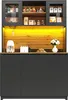 Küchenschrank 120x40x180 cm - Modernes Sideboard mit Produktbild-Vorschau 13
