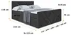 ALTDECOR Boxspringbett mit Fußteil, 2 Matratzen und Topper Produktbild-Vorschau 7
