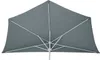 Parasol demi-rond Parla, demi-parasol balcon, UV 50+ Voir les images du produit 5