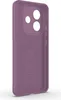 A purple phone case is shown from the back, angled to the side. Produktbild-Vorschau