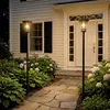 Outsunny zonnepaneellantaarn, set van 2, staande lamp, 180 Productafbeelding-voorbeeld 2