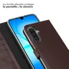 Funda de Cuero Auténtico tipo Libro para Samsung Galaxy A18 Vista previa de la imagen del producto 3