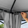 TOOLPORT Tonnelle de Jardin 3x4 m pavillon, bâche de toit Voir les images du produit 6