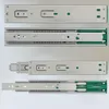 Four sets of metal drawer slides are displayed against a light gray background. Produktbild-Vorschau