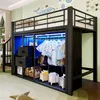90*200 cm, podkrovná posteľ, 2 zásuvky, otvorená skriňa, Náhľad obrázku produktu 7