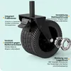 FOXSPORT Chariot à bras pliable, charge maximale 100kg, Voir les images du produit 7