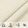 vidaXL Voile d'ombrage Oxford Rectangulaire 4x5 m Crème Voir les images du produit 10
