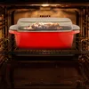 Relaxdays Teglia con coperchio, rivestimento antiaderente, Anteprima dell’immagine prodotto 2