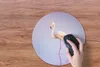MuchoWow® Mauspad Mousepad Flamingo - Wasser - Rosa 40x40 Produktbild-Vorschau 3