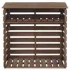 Abri à bois HWC-Q16, étagère pour bois de chauffage, abri à Voir les images du produit 6