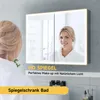 Spiegelschrank, Badezimmerschrank mit Spiegel, （80 x 60 x Produktbild-Vorschau 7