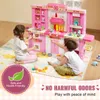 VEVOR Kinderküchen-Spielset, 3-in-1-Kleinkinderküche mit Produktbild-Vorschau 4
