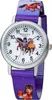 Regent Kinderuhr F-1364 Pferde, Textilband, Aluminium, Lila Produktbild-Vorschau 1