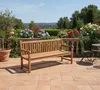 Lesli Living Landhausbank Cardiff 180 cm Teak C-Grade Produktbild-Vorschau 9