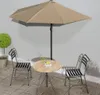 vidaXL Parasol de balcon avec mât en aluminium Taupe Voir les images du produit 16