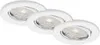 LED Einbauleuchten 3er Set GU10 dimmbar schwenkbar 5,5 W Produktbild-Vorschau 1