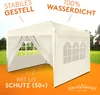 Kronenburg Faltpavillon 3x3m - Wasserfest, UV-Schutz 50+, 4 Produktbild-Vorschau 4