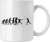 Trendation - Fechten Tasse Geschenk Evolution Fechter Produktbild-Vorschau 1