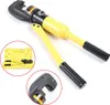 A hydraulic bolt cutter and its accessories are displayed against a white background. Podgląd zdjęcia produktu