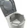 Inodoro químico portátil gris de 12 litros, ideal para Vista previa de la imagen del producto 5