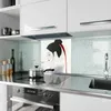 Küchenrückwand Spritzschutz Glas mit Motiv Stilvolle Produktbild-Vorschau 2