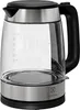 A studio shot of a glass electric kettle. Podgląd zdjęcia produktu