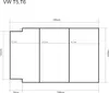 Materac VW T5 T6 T6.1 Multivan 185x148 Produktbild-Vorschau 10
