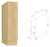 Küche L Form 200x260 cm - Eiche Cremona und Beige Matt - Produktbild-Vorschau 9