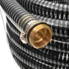 Saugschlauch mit Messing-Anschlüssen 15 m 25 mm Schwarz Produktbild-Vorschau 2